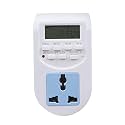 Electronic Timer | Digital Programmable | Energy Saving | Socket Type | LCD Display | 16 ON/Off Settings | 24hours / 7days Programmable | 230V | Pack of 1
