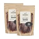Farm Hounds - Beef Jerky - Premium Natural Jerky for Dogs - 100% Humanely Raised Cattle - Break-to-Size - Great for Training & Treats - No Fillers - Made in USA - 3.5 oz - 2 Pack