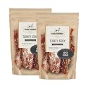Farm Hounds - Premium Natural Turkey Jerky for Dogs - 100% Humanely Raised Turkey - Break-to-Size - Great for Training &amp; Treats - No Added Fillers - Made in USA - 3.5 oz - 2 Pack