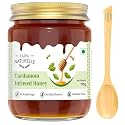 Farm Naturelle - Elachi Infused Honey 775g | Cardamom Flavored Honey | Pure Forest Honey | Aromatic and Rich | Immunity Booster