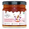 Farm Naturelle – Kesar (Saffron) Infused Honey 180 g | Forest Honey with Natural Saffron | Glass Jar | For Daily Use