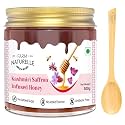 Farm Naturelle - Kesar Infused Honey 300g | Saffron Infused Honey | Pure Forest Honey | Immunity Booster