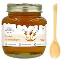 Farm Naturelle - Orange Infused Honey 400g | Natural Orange Flavor Honey | Pure Forest Honey | Vitamin-C Rich | Immunity Booster