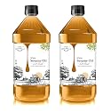 Farm Naturelle 100% Pure &amp; Unrefined Cold Pressed White Sesame (Gingelly) Oil – 1L (Pack of 2) | Kolhu/Kacchi Ghani/Chekku | Natural Daily Cooking Oil | Chemical-Free | Rich Aroma &amp; Flavour
