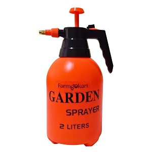 farmgokart  2 liters garden pressure spray pump  hand held sprayer tank  multipurpose sprayer used for watering and pesticide spray  for home gardening
