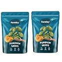 Farmley Pumpkin Seeds I 200g each | AAA Grade Pumpkin Seeds for eating | Immunity Booster and Fiber Rich (Pack of 2)