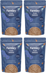 farmley premium brown flax seeds 800g brown flax seeds 800 g