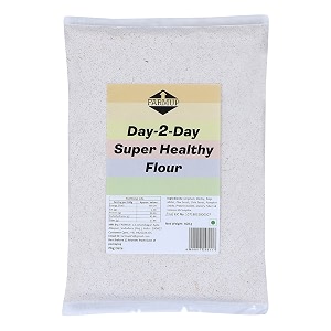 farmup day-2-day super healthy flour  high protein  weight loss flour  rich in fiber  low fat atta  boost immunity  vegan  ultra low glycemic  easily digestible  keeps you healthy amp fit 400 grams pack of 1