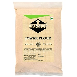 farmup jowar flour white millet flour sorghum atta 400 gram
