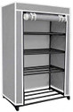 FAROX Grey Shoe Rack with Cover 