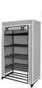 FAROX Grey Shoe Rack with Cover 