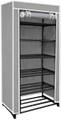 FAROX Grey Shoe Rack with Cover 