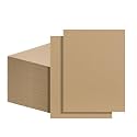 FARRAY 100 Pack 9x12 Inch Corrugated Cardboard Sheets, 1.8mm Thick Brown Kraft Cardboard Backing, Bulk Flat Cardboard Inserts Filler Pads for Packing, Shipping, Mailers, Crafts