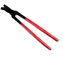 Farrier's Hoof Nail Clincher 13" Steel Red Coated Handle