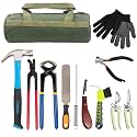 Farrier Tools12 Pcs Horse Farrier Tools Labor Saving Hoof Trimming Care Tools for Horses Cattle Sheep and Donkeys