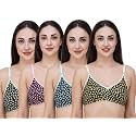 Fasense Women39s Cotton Leaf Print Medium Coverage