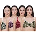 Fasense Women39s Cotton Leaf Print Medium Coverage