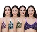 Fasense Women39s Cotton Leaf Print Medium Coverage