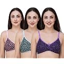 Fasense Women39s Cotton Leaf Print Medium Coverage