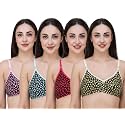 Fasense Women39s Cotton Leaf Print Medium Coverage