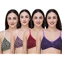 Fasense Women39s Cotton Leaf Print Medium Coverage