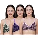 Fasense Women39s Cotton Leaf Print Medium Coverage