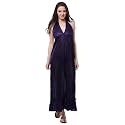 Fasense Women39s Satin Maxi Casual Regular Nightgown