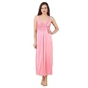 Fasense Women39s Satin Maxi Casual Regular Nightgown