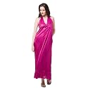 Fasense Women39s Satin Maxi Casual Regular Nightgown