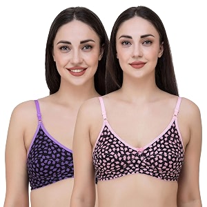 Fasense Womens Wire Free Non Padded Cotton