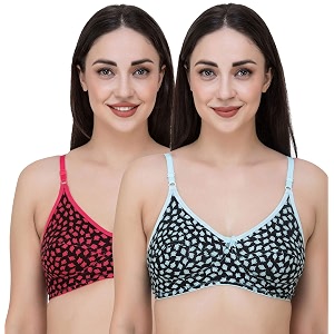 Fasense Womens Wire Free Non Padded Cotton