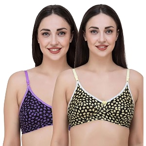 Fasense Womens Wire Free Non Padded Cotton