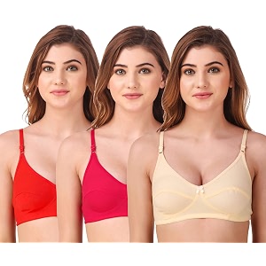 Fasense Womens Wire Free Non Padded Cotton