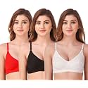 Fasense Women39s Wire Free Non Padded Cotton