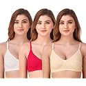 Fasense Women39s Wire Free Non Padded Cotton