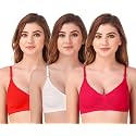 Fasense Women39s Wire Free Non Padded Cotton