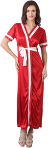 fasense women robe red