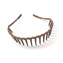 GIRLYZ ATTIRE Matte Finish Elastic Wavy Toothed