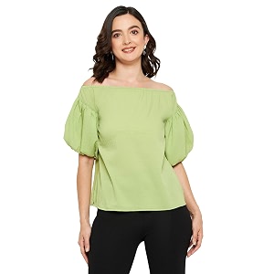 Fashfun Womens Shirt Floral Pink Crepe Top