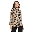Fashfun Women39s Shirt Floral Pink Crepe Top