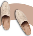 FASHIMO Women Wedges Sandal (Beige , 5)
