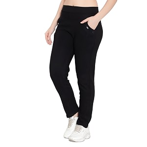 fashiol women39s winter lower  woolen fleece lined track pants  warm amp comfortable winter wear  relaxed fit elastic waist joggers  soft lounge sweatpants with pockets  stylish amp cozy