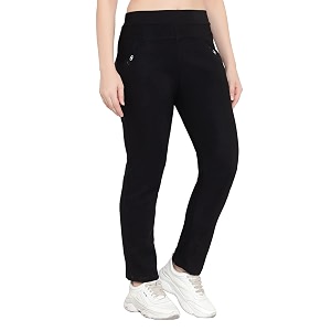 fashiol women39s winter lower  woolen fleece lined track pants  warm amp comfortable winter wear  relaxed fit elastic waist joggers  soft lounge sweatpants with pockets  stylish amp cozy