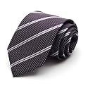 Fashion 3.5'' Ties for Men Business Wedding Necktie 9CM Checkered Striped Plaid Polka Dot Neck Tie Gift Box