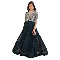 Fashion Basket Georgette Embroidered Anarkali Gown for