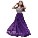 Fashion Basket Georgette Embroidered Anarkali Gown for