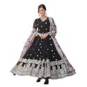Fashion Basket Gergette Embroidered Long Anarkali