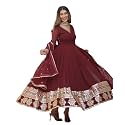 Fashion Basket Havy Georgette Embroidered Anarkali Dress for Women