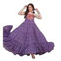 Fashion Basket Women39s Prple Color Georgette Anarkali