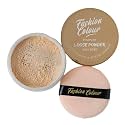 FASHION COLOUR HD Loose Powder for Setting &amp; Mattifying Makeup | Translucent Makeup Baking Powder | Lightweight Oil-Free Setting Powder for All Skin Types | Long-Lasting Matte Finish (Pound Cake)